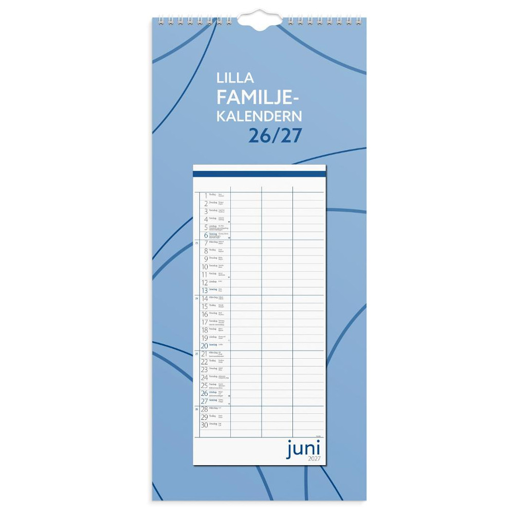 Produktbild för Familjekalender Lilla 26/27 (Skadad)