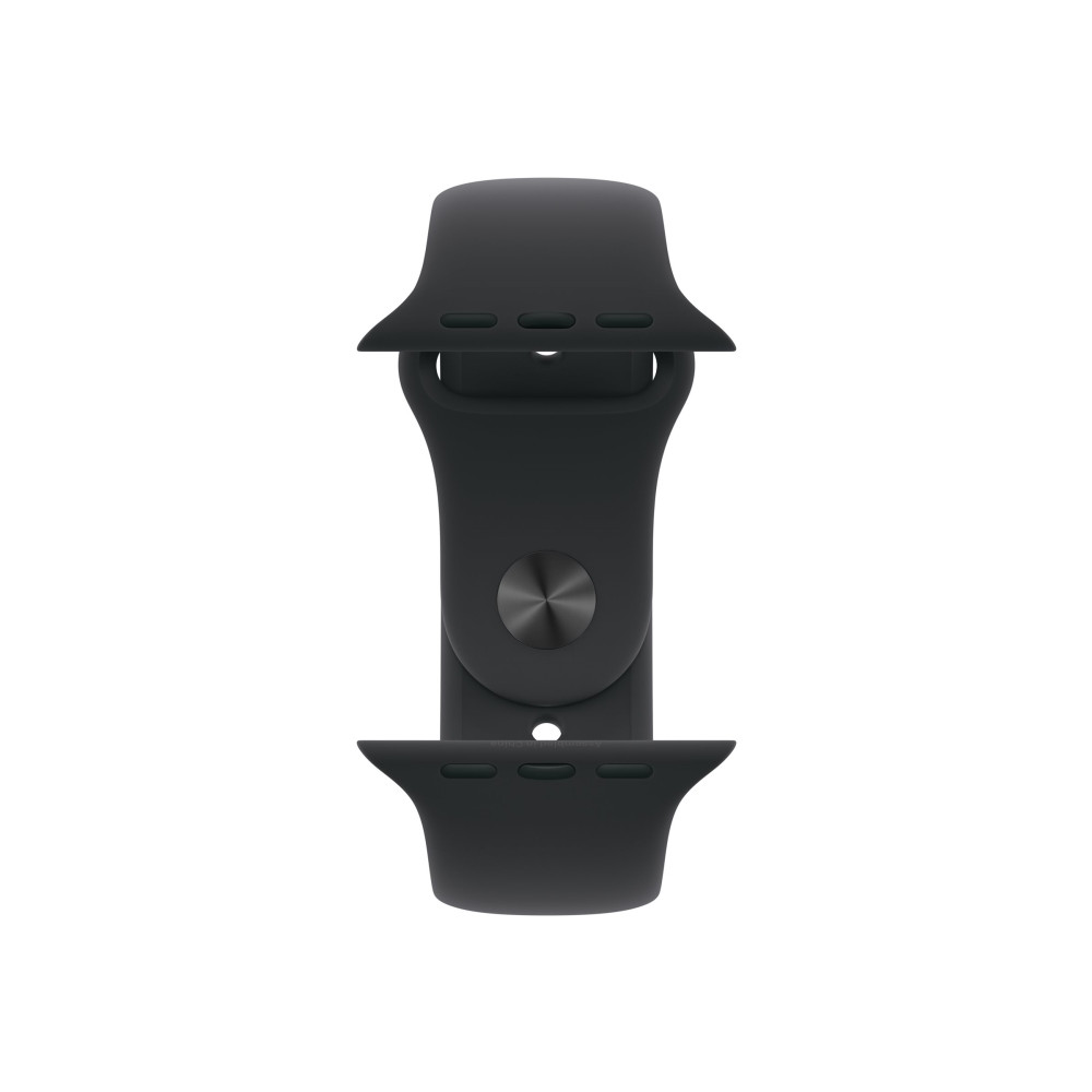 Produktbild för Apple Watch Series 10 (GPS + Cellular) - skiffer titan - smart klocka med sportband - svart - 64 GB