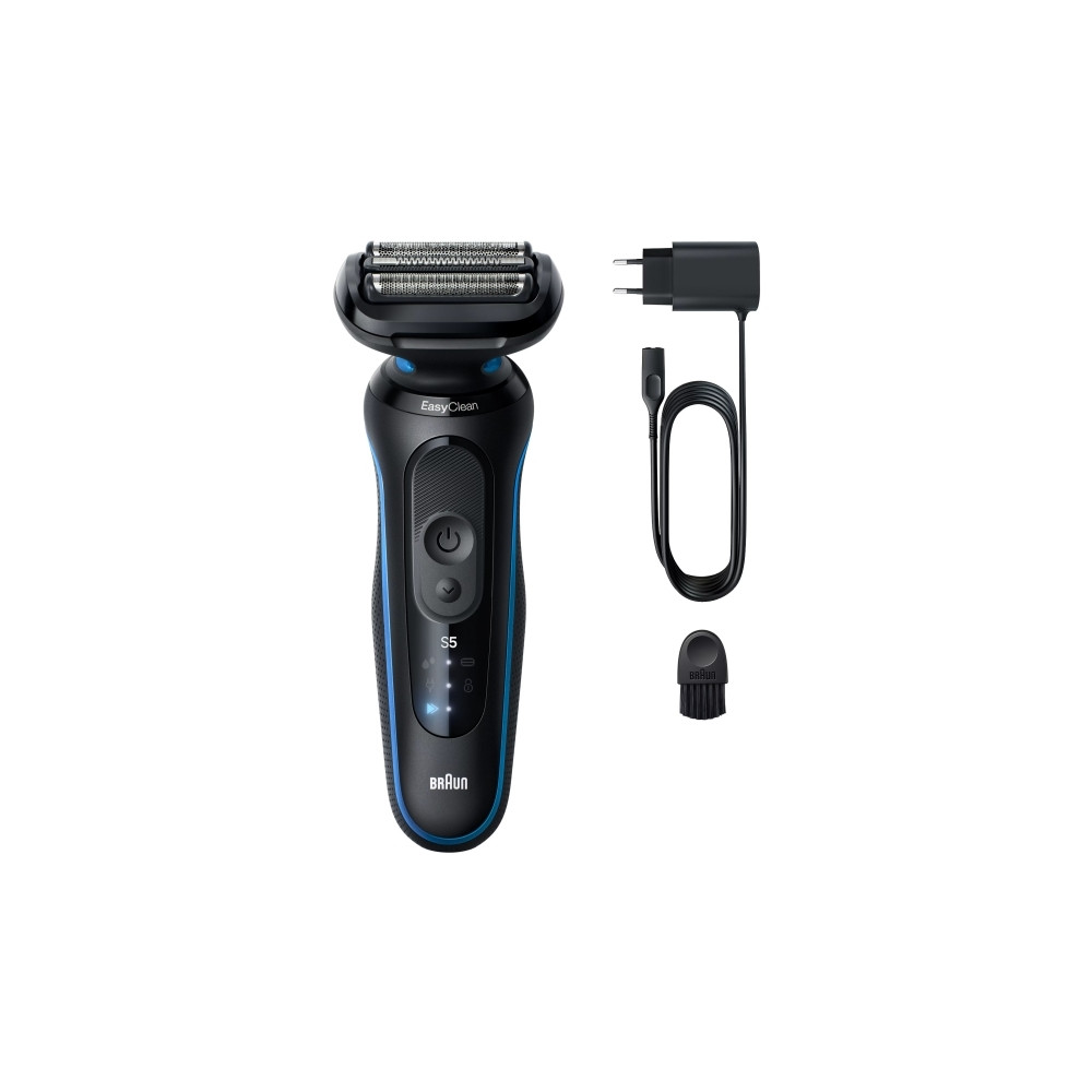 Produktbild för Braun Series 5 52-B1000s, Folierakapparat, Svart, Knappar, I...
