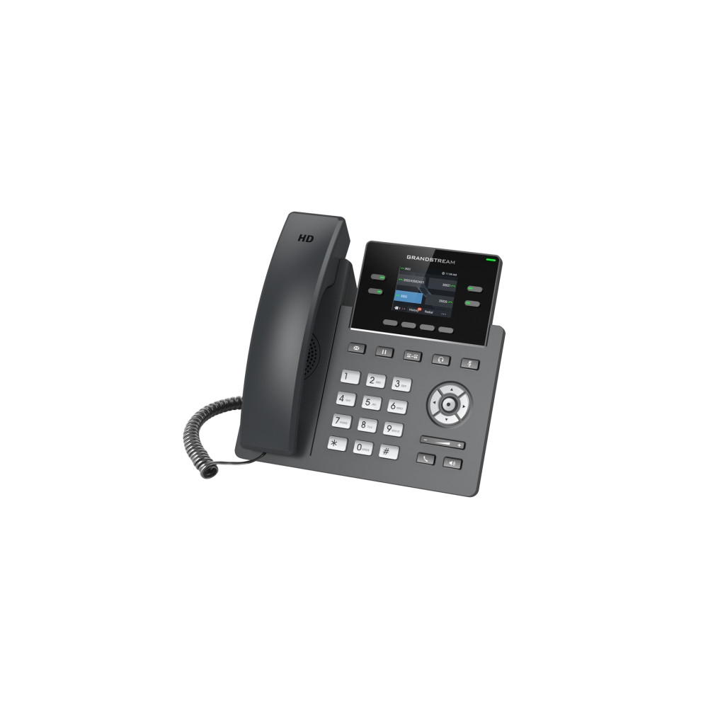 Produktbild för Grandstream GRP2612 - VoIP-telefon med nummerpresentation/samtal väntar - 3-riktad samtalsförmåg