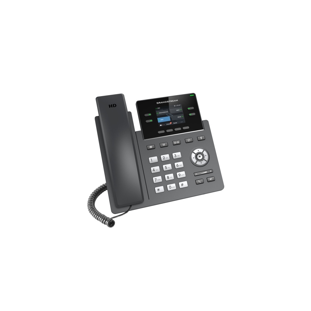 Produktbild för Grandstream GRP2612 - VoIP-telefon med nummerpresentation/samtal väntar - 3-riktad samtalsförmåg