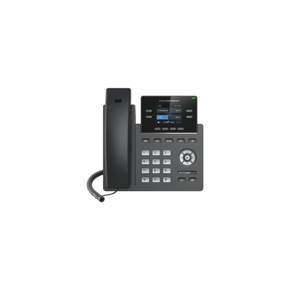 Produktbild för Grandstream GRP2612 - VoIP-telefon med nummerpresentation/samtal väntar - 3-riktad samtalsförmåg