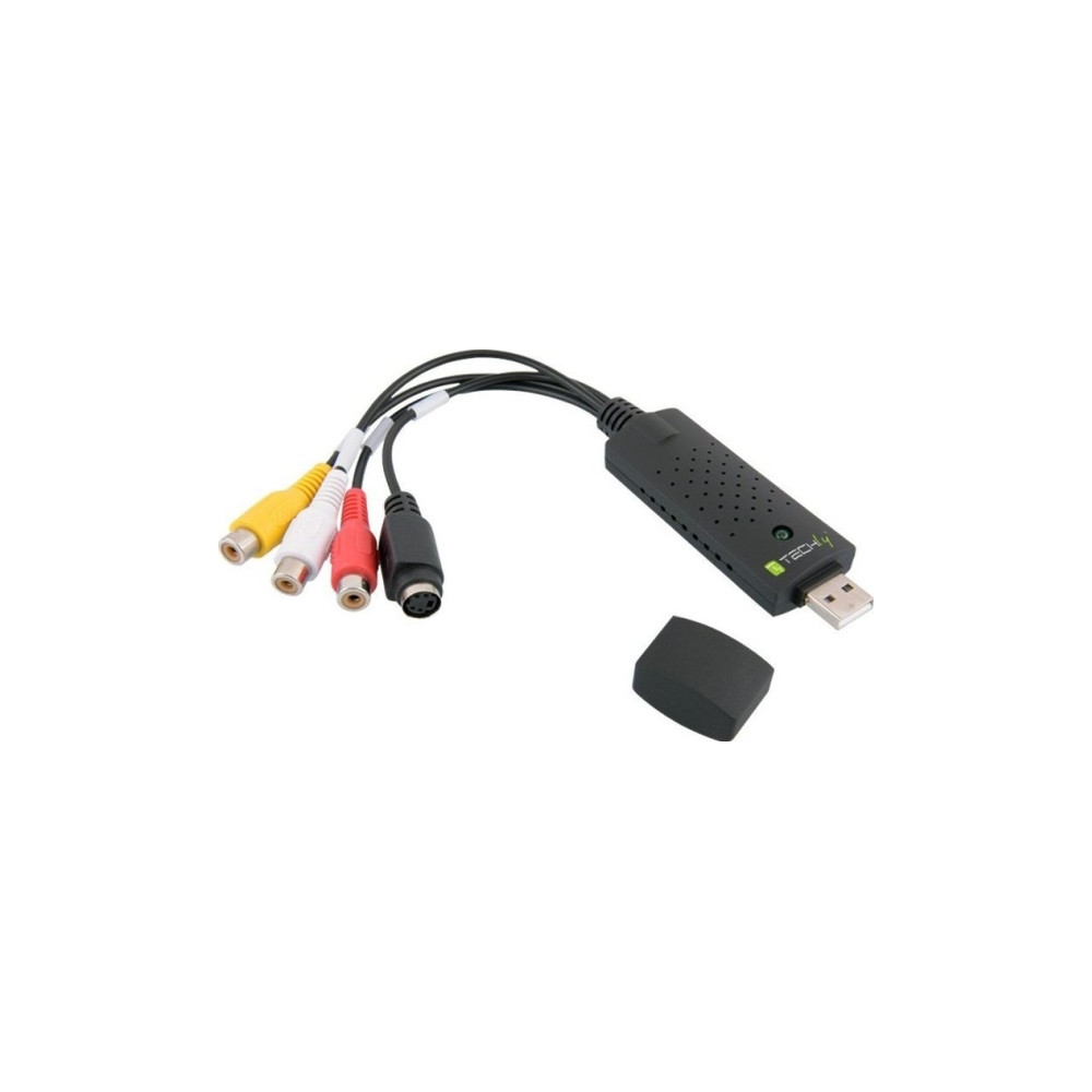 Produktbild för Techly I-USB-VIDEO-700TY, Svart, Windows 10, Windows 2000, W...