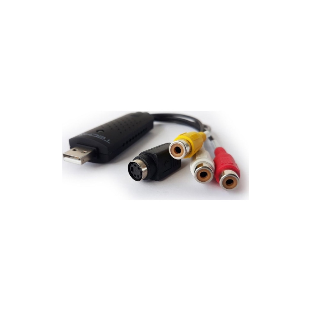 Produktbild för Techly I-USB-VIDEO-700TY, Svart, Windows 10, Windows 2000, W...