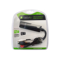Produktbild för Techly I-USB-VIDEO-700TY, Svart, Windows 10, Windows 2000, W...