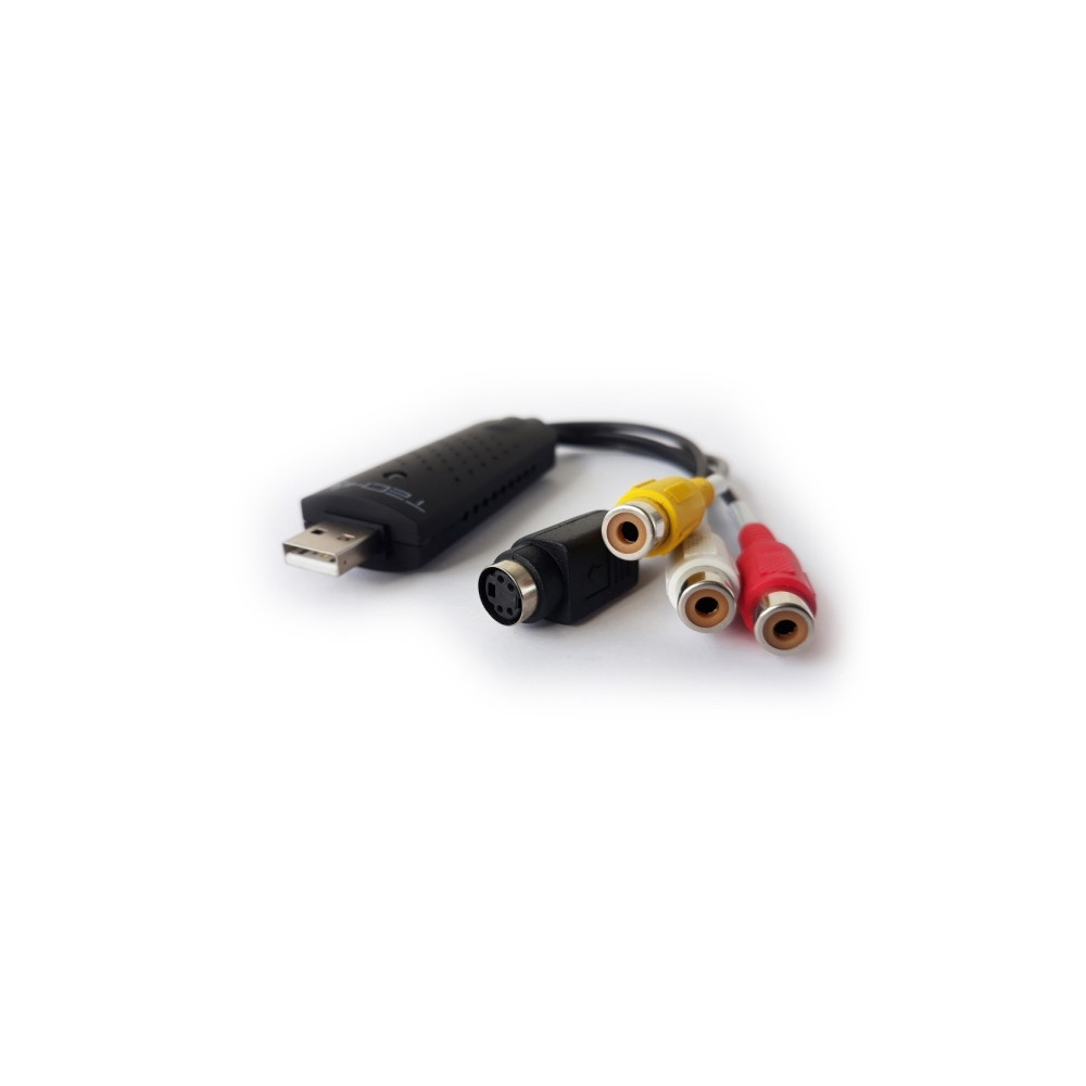 Produktbild för Techly I-USB-VIDEO-700TY, Svart, Windows 10, Windows 2000, W...
