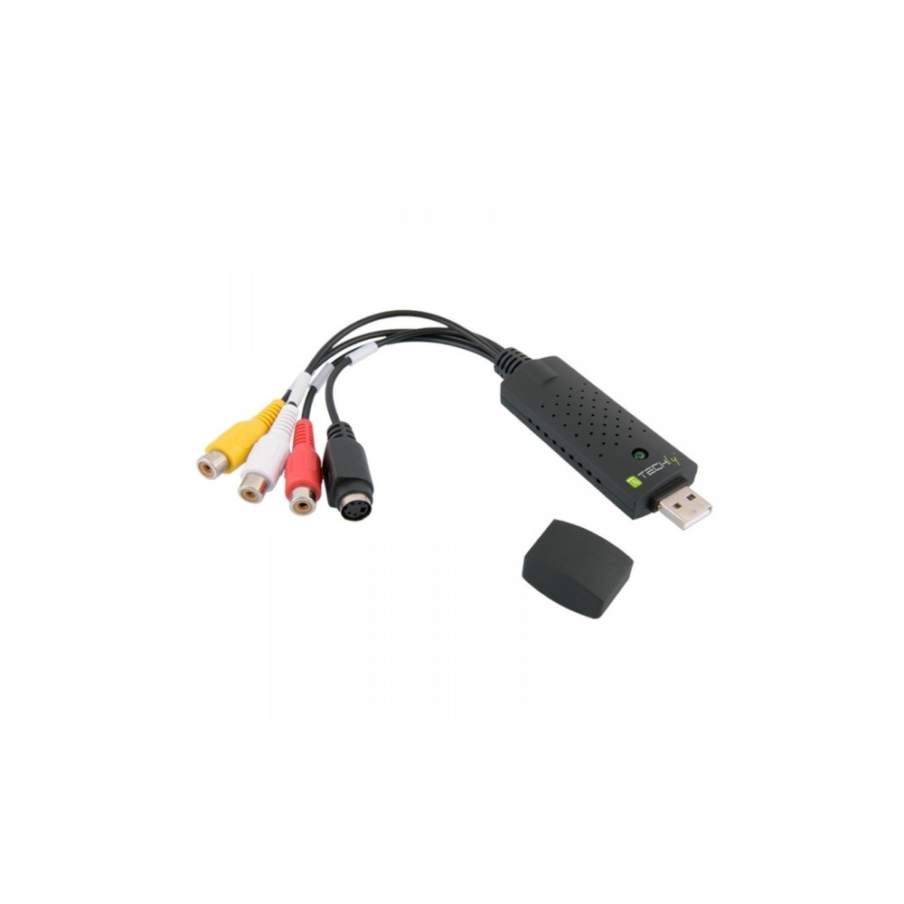 Produktbild för Techly I-USB-VIDEO-700TY, Svart, Windows 10, Windows 2000, W...