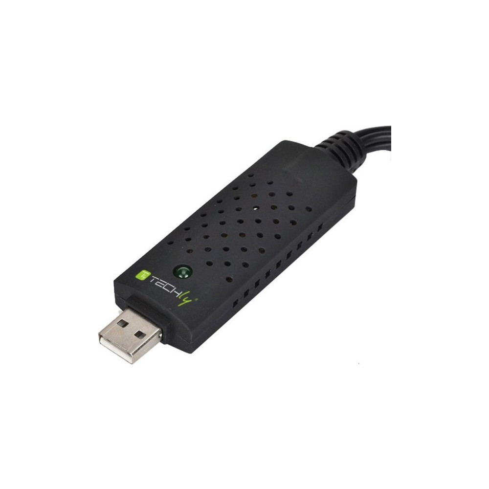 Produktbild för Techly I-USB-VIDEO-700TY, Svart, Windows 10, Windows 2000, W...