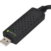 Produktbild för Techly I-USB-VIDEO-700TY, Svart, Windows 10, Windows 2000, W...