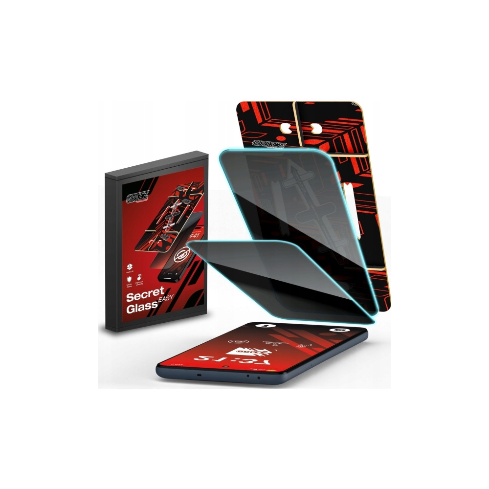 Produktbild för Integritetsskydd GrizzGlass SecretGlass Easy för Xiaomi POCO...