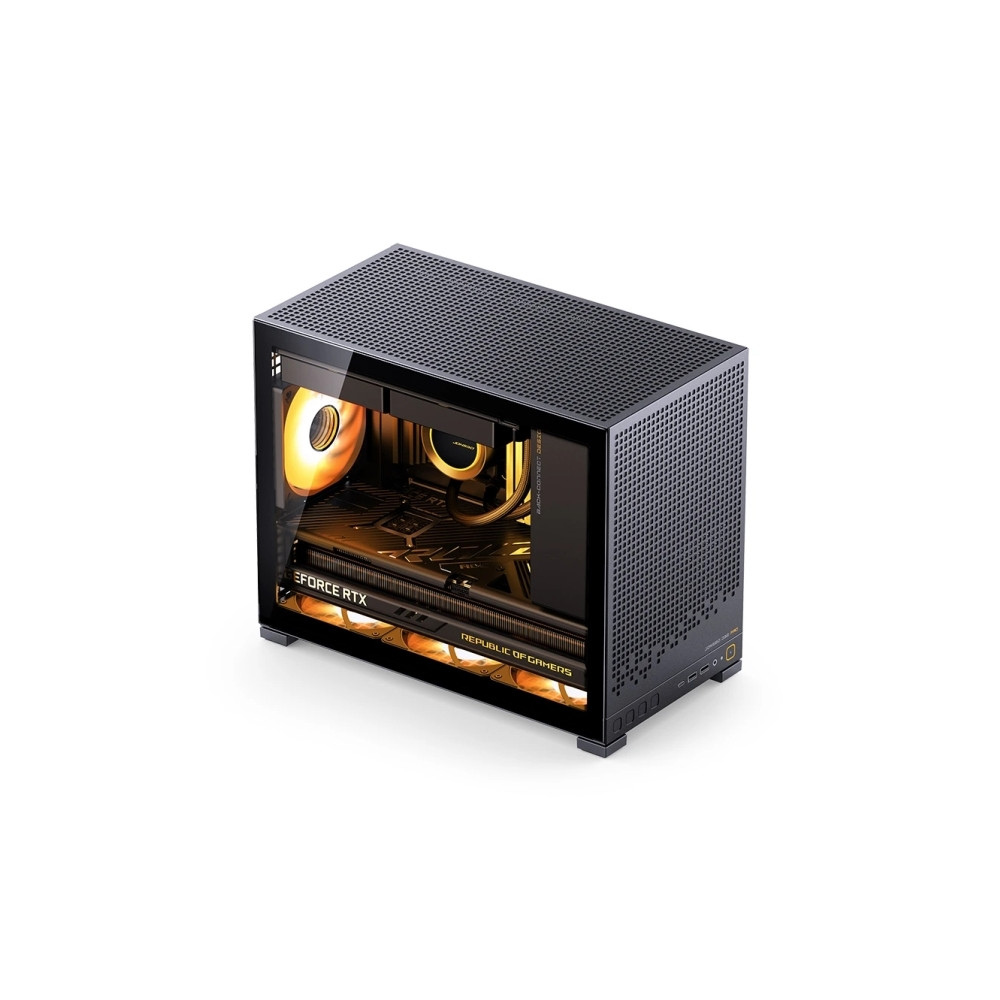 Produktbild för Jonsbo D32 PRO, Midi Tower, PC, Svart, Mini-ITX, micro ATX,...