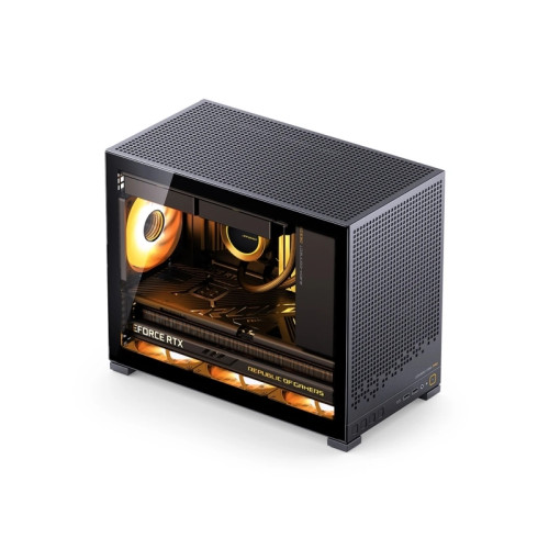 Jonsbo Jonsbo D32 PRO, Midi Tower, PC, Svart, Mini-ITX, micro ATX,...