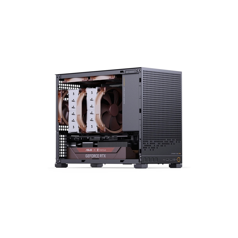 Produktbild för Jonsbo D32 PRO, Midi Tower, PC, Svart, Mini-ITX, micro ATX,...