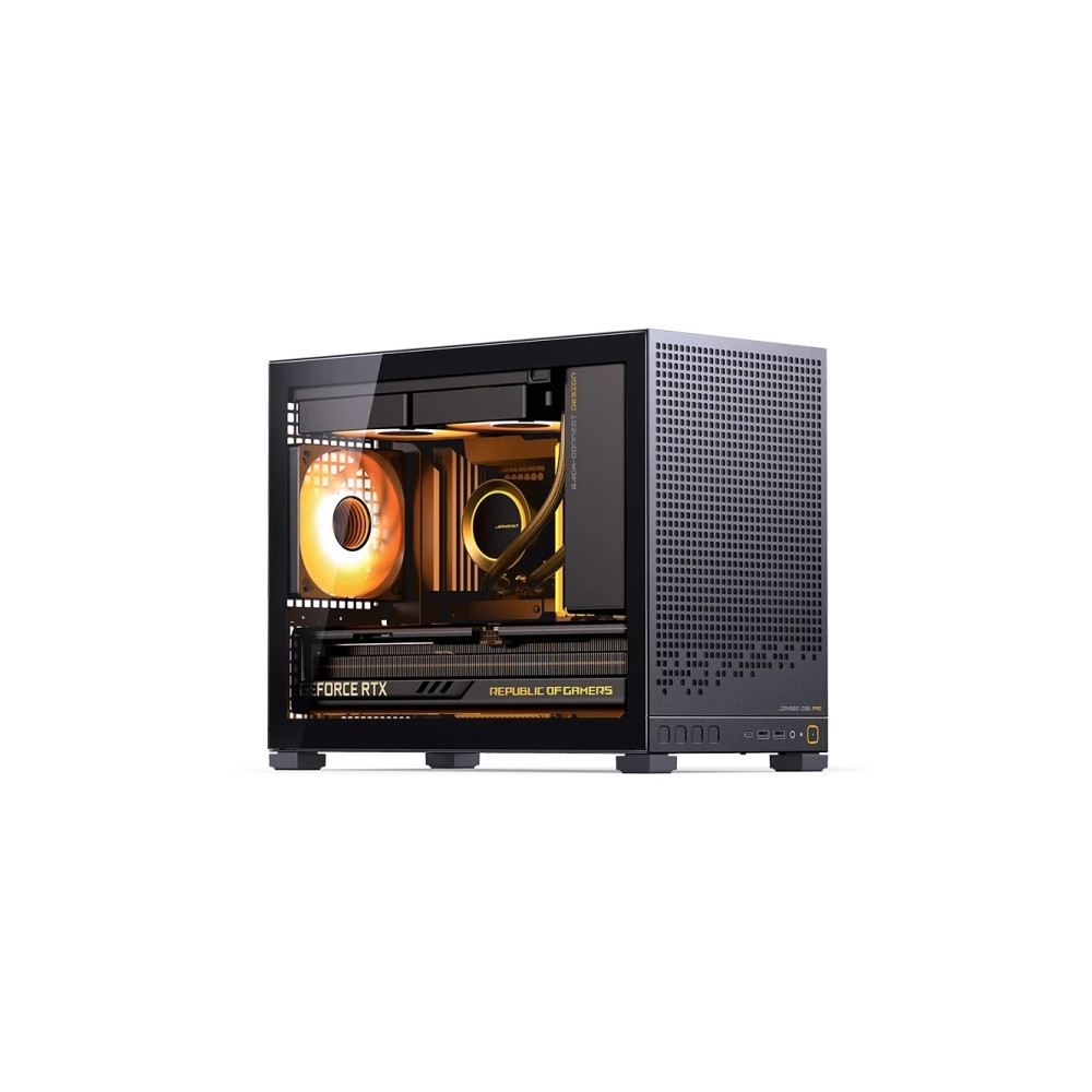 Produktbild för Jonsbo D32 PRO, Midi Tower, PC, Svart, Mini-ITX, micro ATX,...