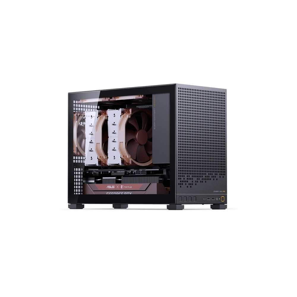 Produktbild för Jonsbo D32 PRO, Midi Tower, PC, Svart, Mini-ITX, micro ATX,...