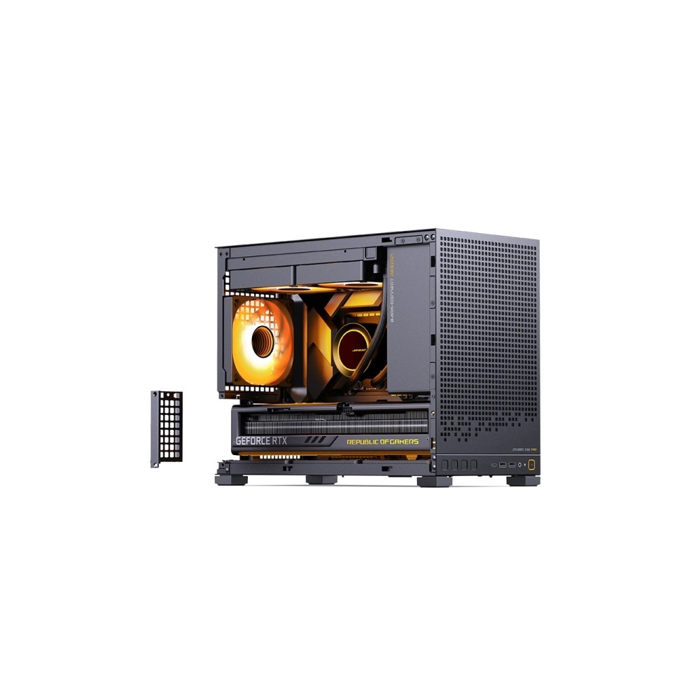Produktbild för Jonsbo D32 PRO, Midi Tower, PC, Svart, Mini-ITX, micro ATX,...