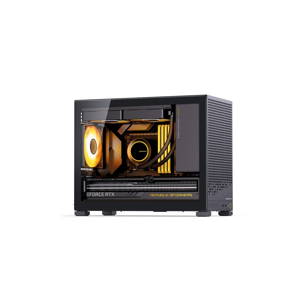 Produktbild för Jonsbo D32 PRO, Midi Tower, PC, Svart, Mini-ITX, micro ATX,...