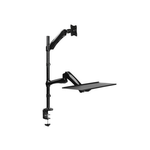 LogiLink LogiLink Sit-Stand Workstation monteringssats - justerbar arm - för bildskärm/tangentbord
