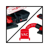 Produktbild för Einhell TC-OS 18/187 Li Solo, Rak minislipmaskin, Svart, Röd...