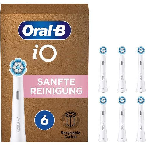 Braun Oral-B 4210201434795, 6 styck, Vit, 3 månad (er), Oral-B, iO