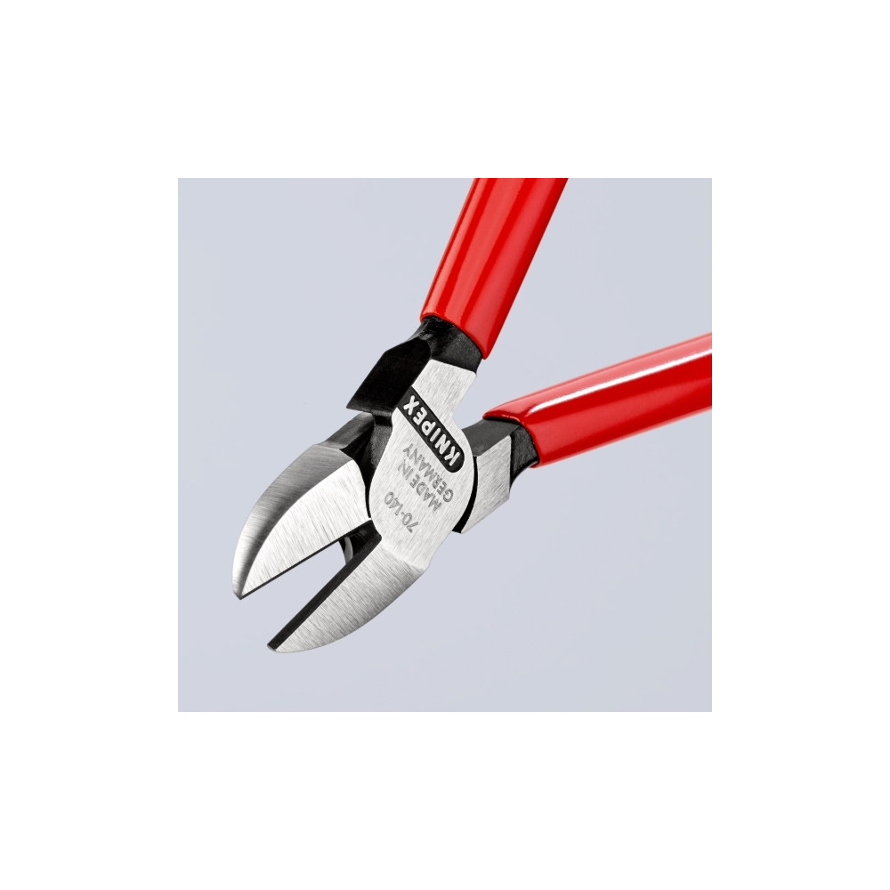 Produktbild för Knipex 70 01 140, Avbitartång, Kromvanadinstål, Plast, Röd,...