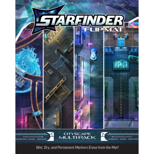 Paizo Publishing, LLC Starfinder Flip-Mat: Cityscape Multi-Pack