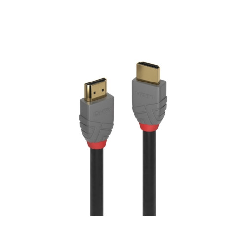 Lindy Lindy Anthra Line HDMI-kabel med Ethernet - 50 cm