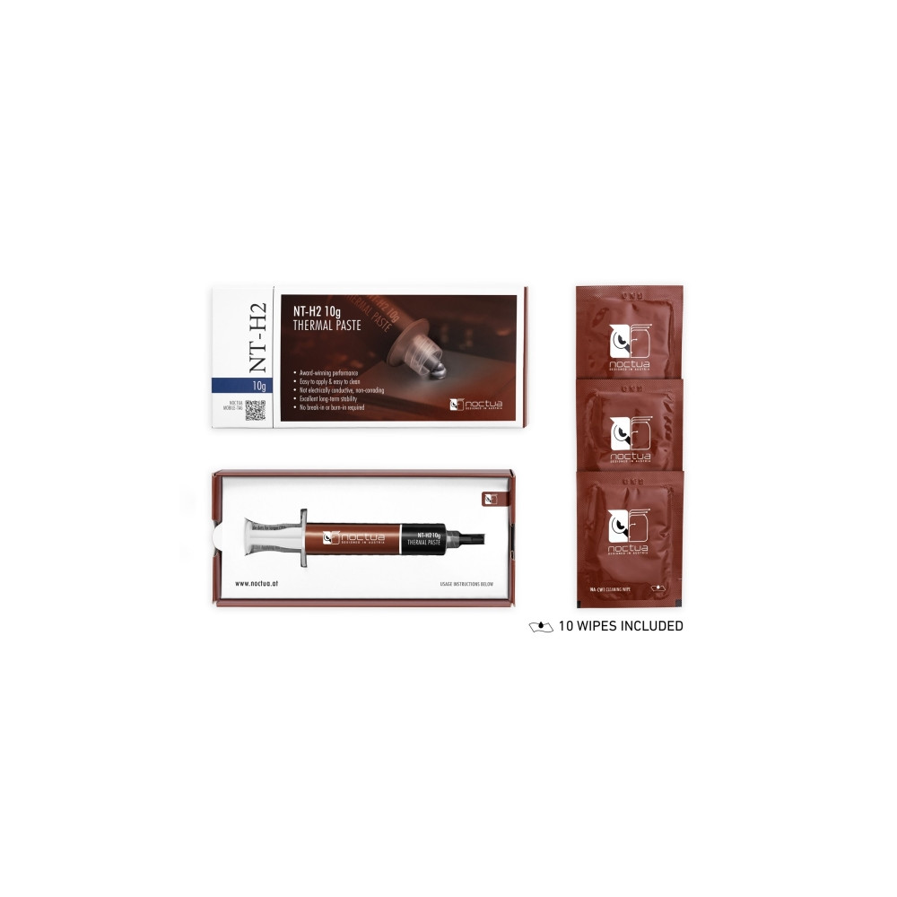 Produktbild för Noctua NT-H2, Termisk pasta, 2,81 g/cm³, Grå, -50