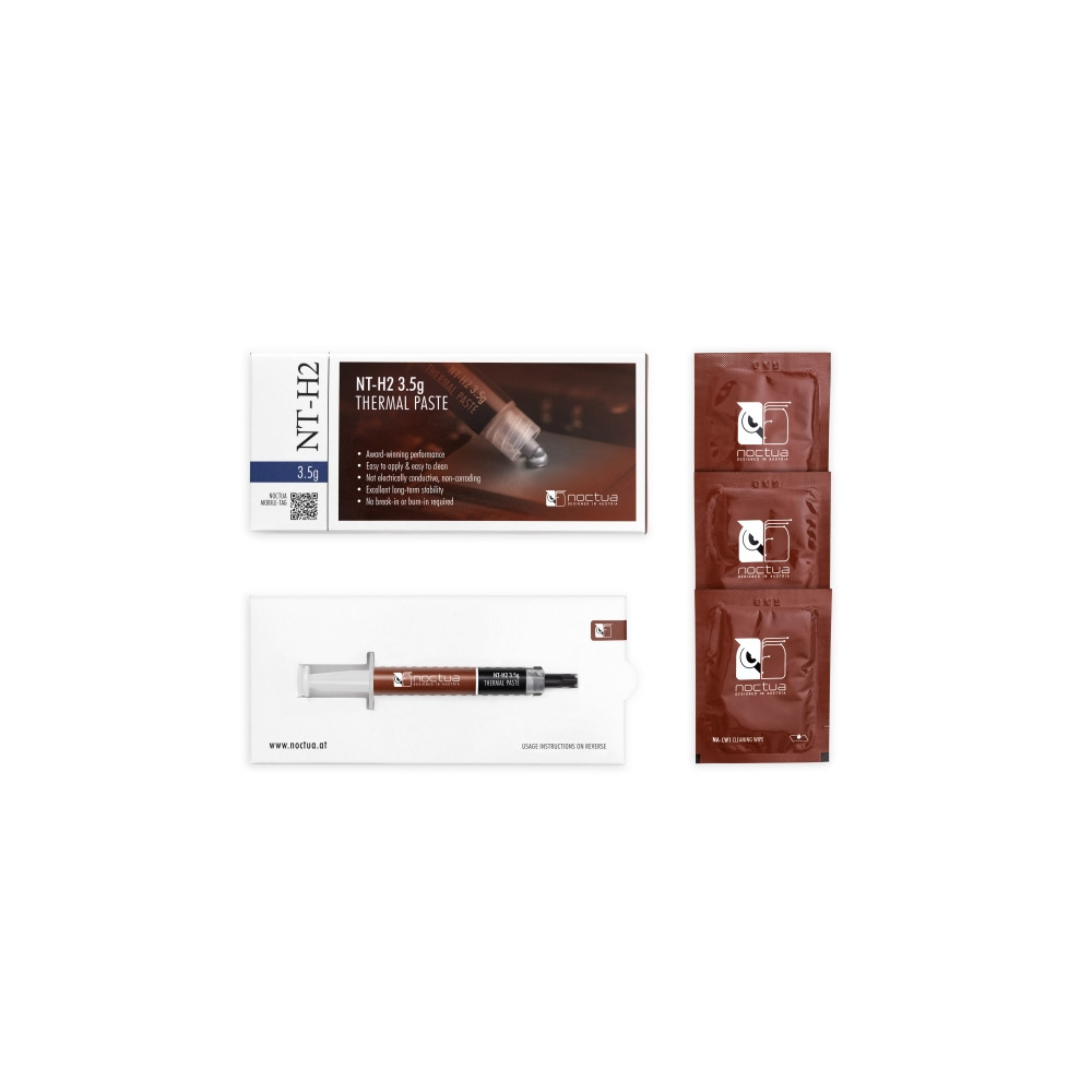 Produktbild för Noctua NT-H2, Termisk pasta, 2,81 g/cm³, Grå, -50