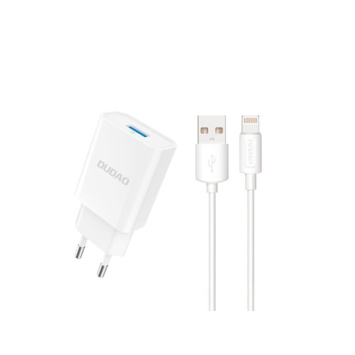 Dudao Dudao A4EU adapter 10W 1xUSB-A (USB-A till Lightning-kabel i...