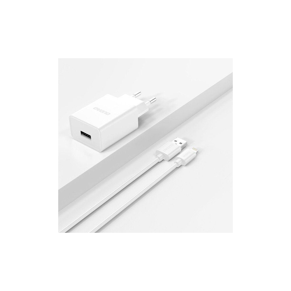 Produktbild för Dudao A4EU adapter 10W 1xUSB-A (USB-A till Lightning-kabel i...