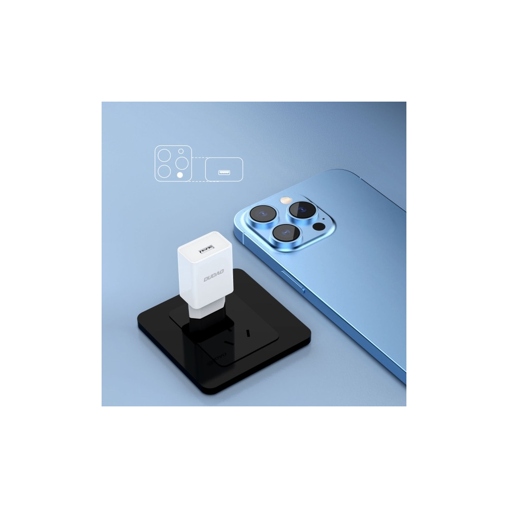 Produktbild för Dudao A4EU adapter 10W 1xUSB-A (USB-A till Lightning-kabel i...