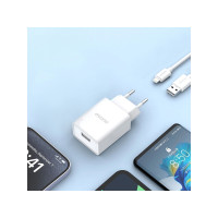 Produktbild för Dudao A4EU adapter 10W 1xUSB-A (USB-A till Lightning-kabel i...
