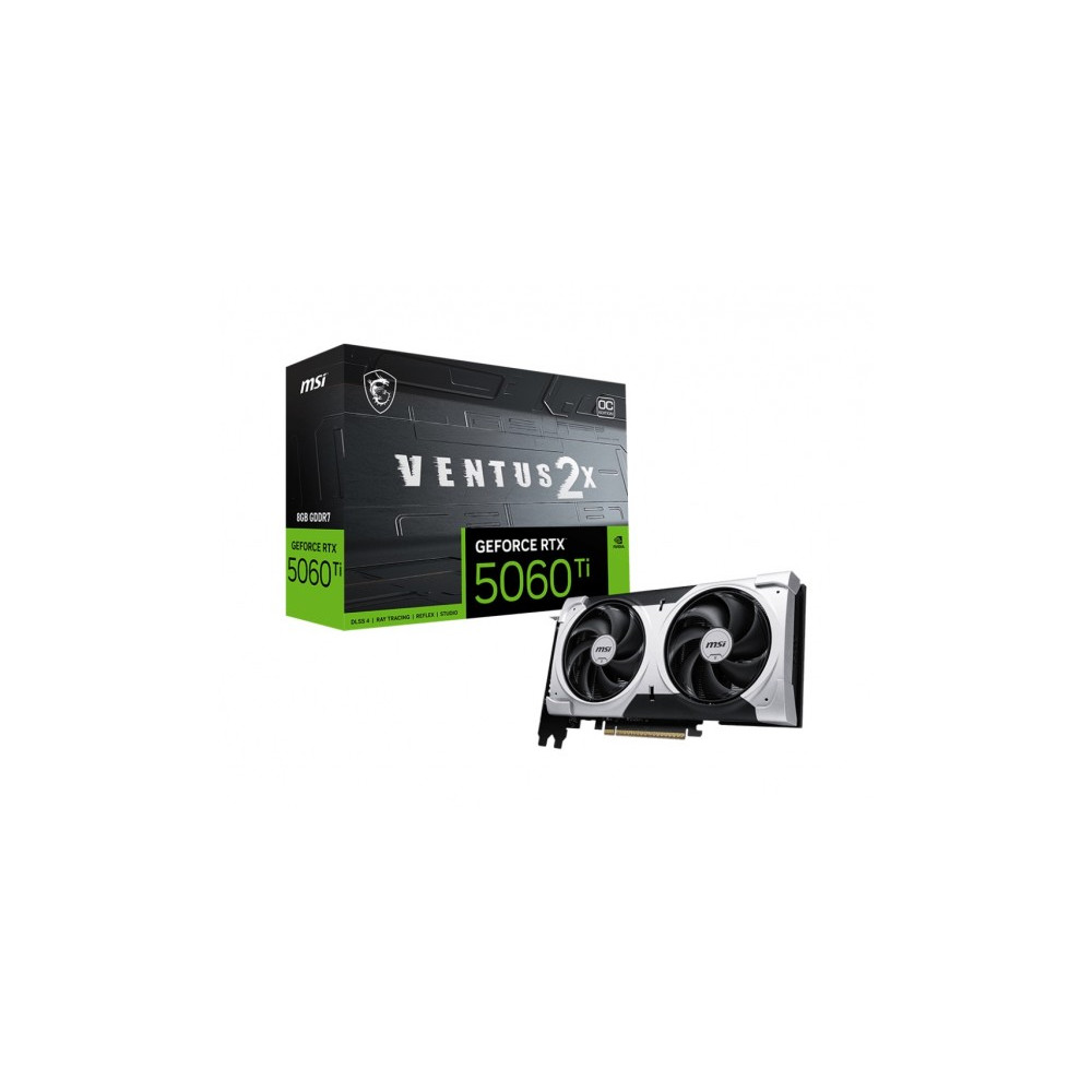 Produktbild för MSI GeForce RTX 5060 Ti 8G VENTUS 2X OC PLUS