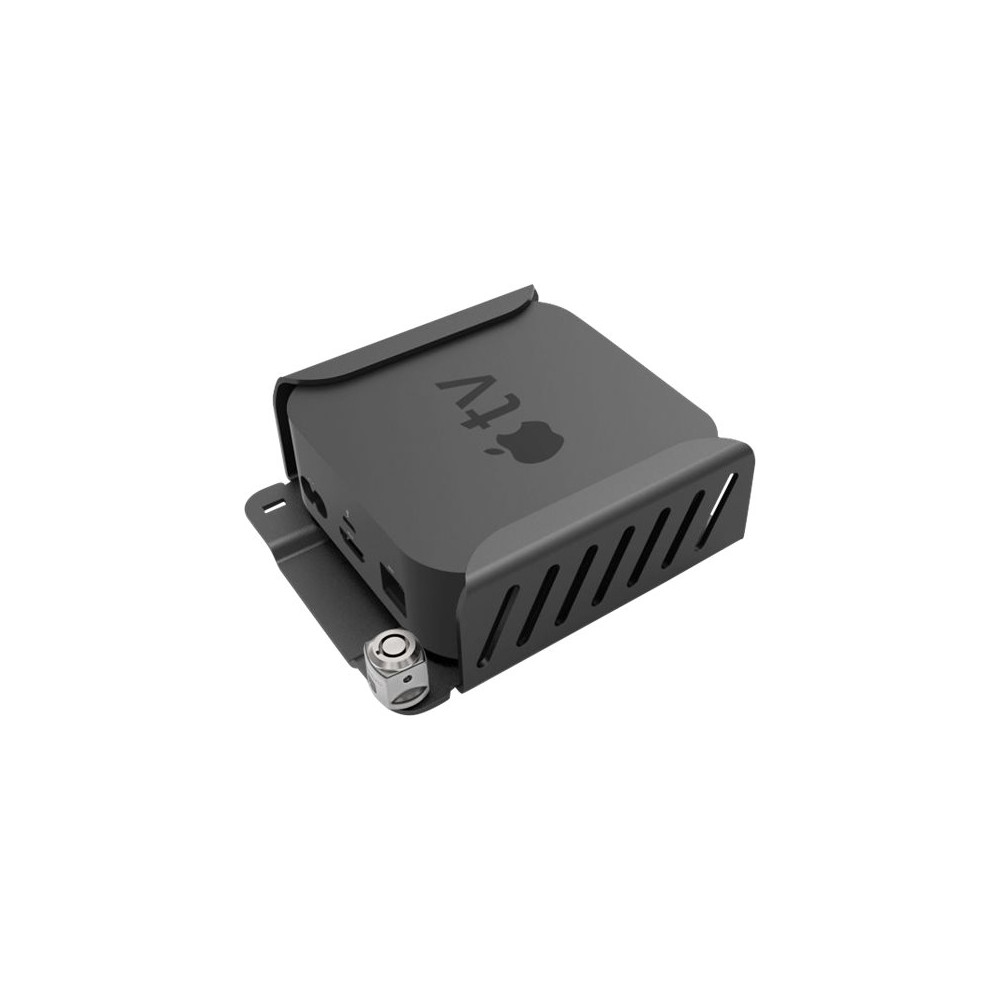 Produktbild för Compulocks Apple TV Security Mount (4th, 4k 1-2nd Gen) (2018-2021) monteringssats - för mediabox - gagatsvart