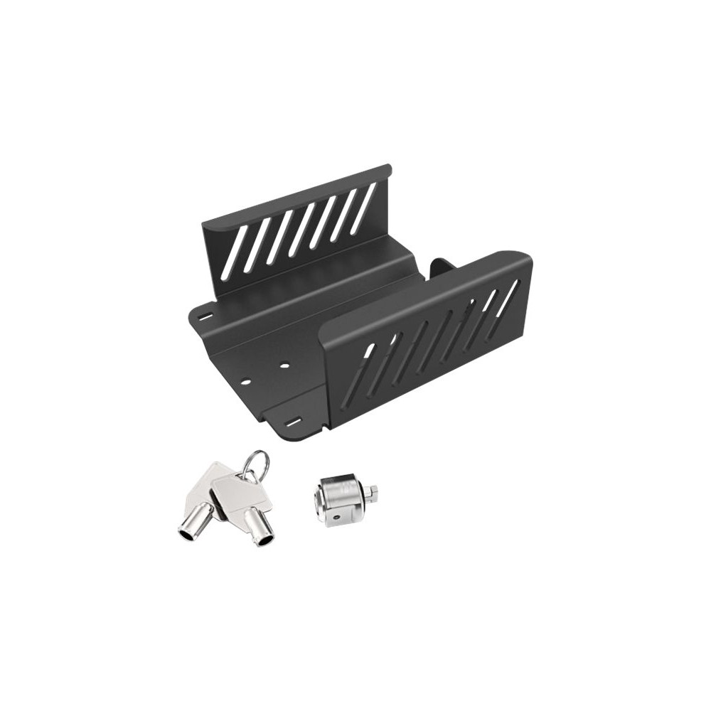 Produktbild för Compulocks Apple TV Security Mount (4th, 4k 1-2nd Gen) (2018-2021) monteringssats - för mediabox - gagatsvart