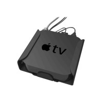 Produktbild för Compulocks Apple TV Security Mount (4th, 4k 1-2nd Gen) (2018-2021) monteringssats - för mediabox - gagatsvart