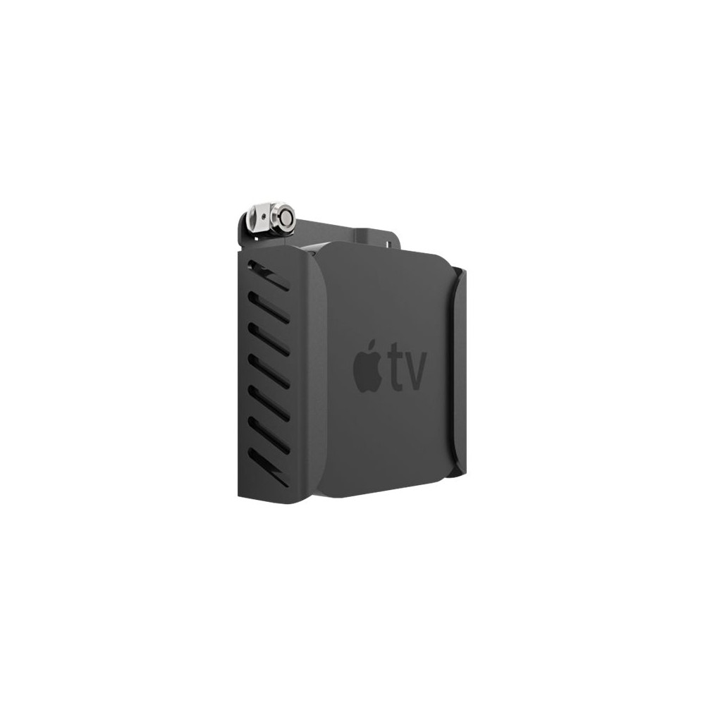 Produktbild för Compulocks Apple TV Security Mount (4th, 4k 1-2nd Gen) (2018-2021) monteringssats - för mediabox - gagatsvart