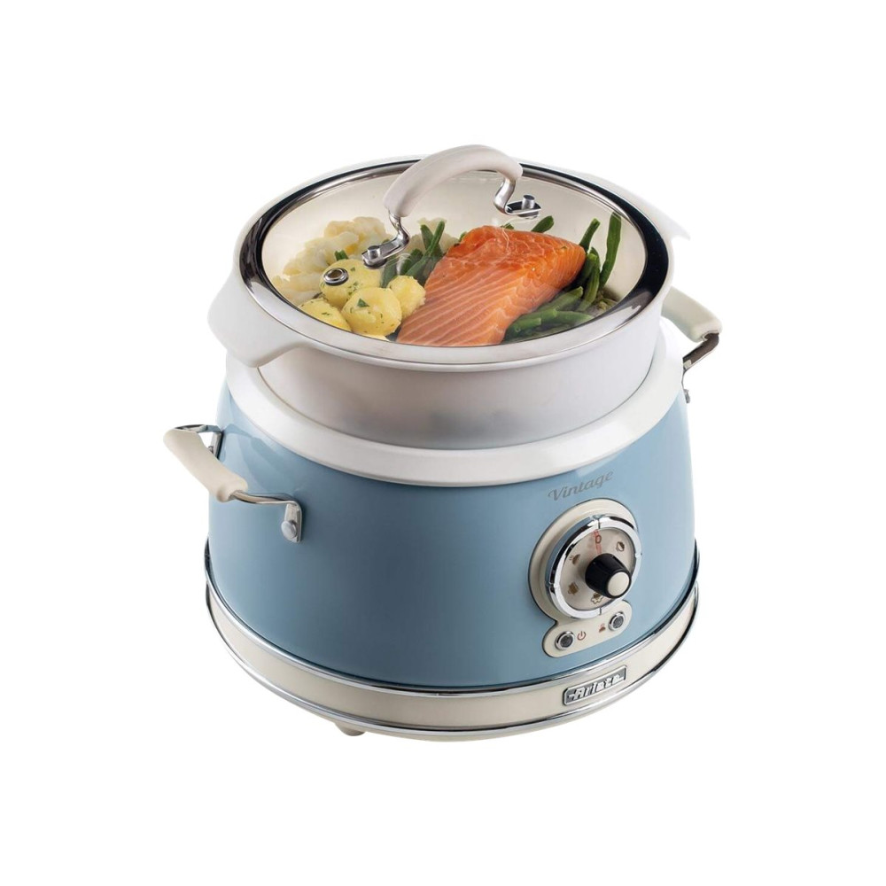 Produktbild för Ariete Vintage 2904 - riskokare/långsam kokare - himmelsblå