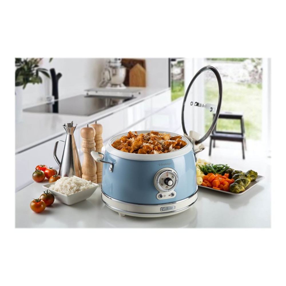Produktbild för Ariete Vintage 2904 - riskokare/långsam kokare - himmelsblå