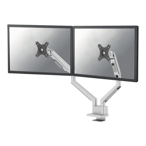 NewStar Neomounts NEXT Slim DS70-250SL2 monteringssats - fullständig rörelse - för 2 monitorer - silver
