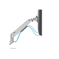Produktbild för Neomounts NEXT Slim DS70-250SL2 monteringssats - fullständig rörelse - för 2 monitorer - silver