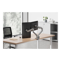 Produktbild för Neomounts NEXT Slim DS70-250SL2 monteringssats - fullständig rörelse - för 2 monitorer - silver