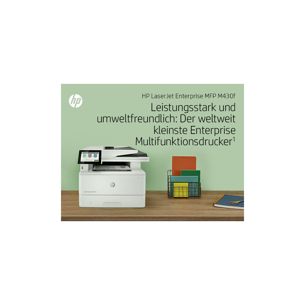 Produktbild för HP LaserJet Enterprise MFP M430f - multifunktionsskrivare - svartvit