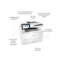 Produktbild för HP LaserJet Enterprise MFP M430f - multifunktionsskrivare - svartvit