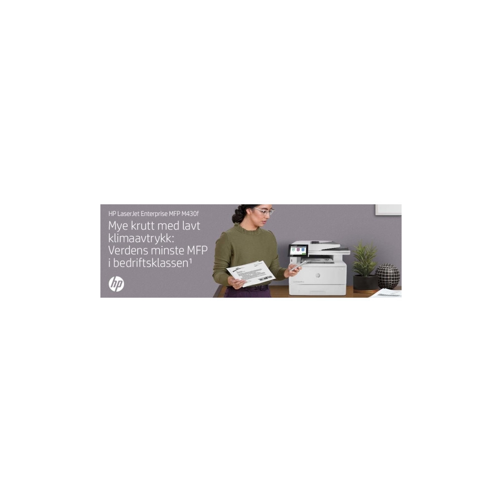 Produktbild för HP LaserJet Enterprise MFP M430f - multifunktionsskrivare - svartvit