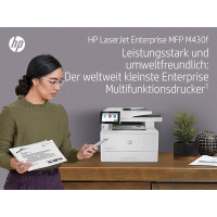 Produktbild för HP LaserJet Enterprise MFP M430f - multifunktionsskrivare - svartvit