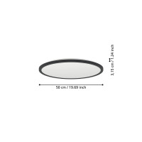 Produktbild för EGLO ROVITO-Z LOFT Ø500 RGB/CCT 28,8W 3600LM M/FJERNB. IP44...