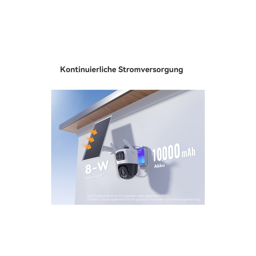 Produktbild för Imou AOV Dual 5MP + 5MP, IP-säkerhetskamera, Utomhus, Trådlö...