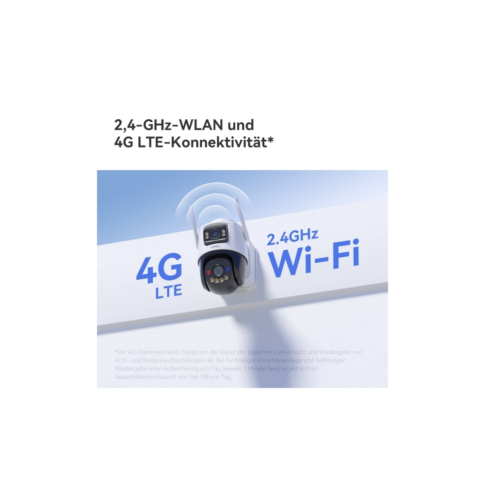 Produktbild för Imou AOV Dual 5MP + 5MP, IP-säkerhetskamera, Utomhus, Trådlö...